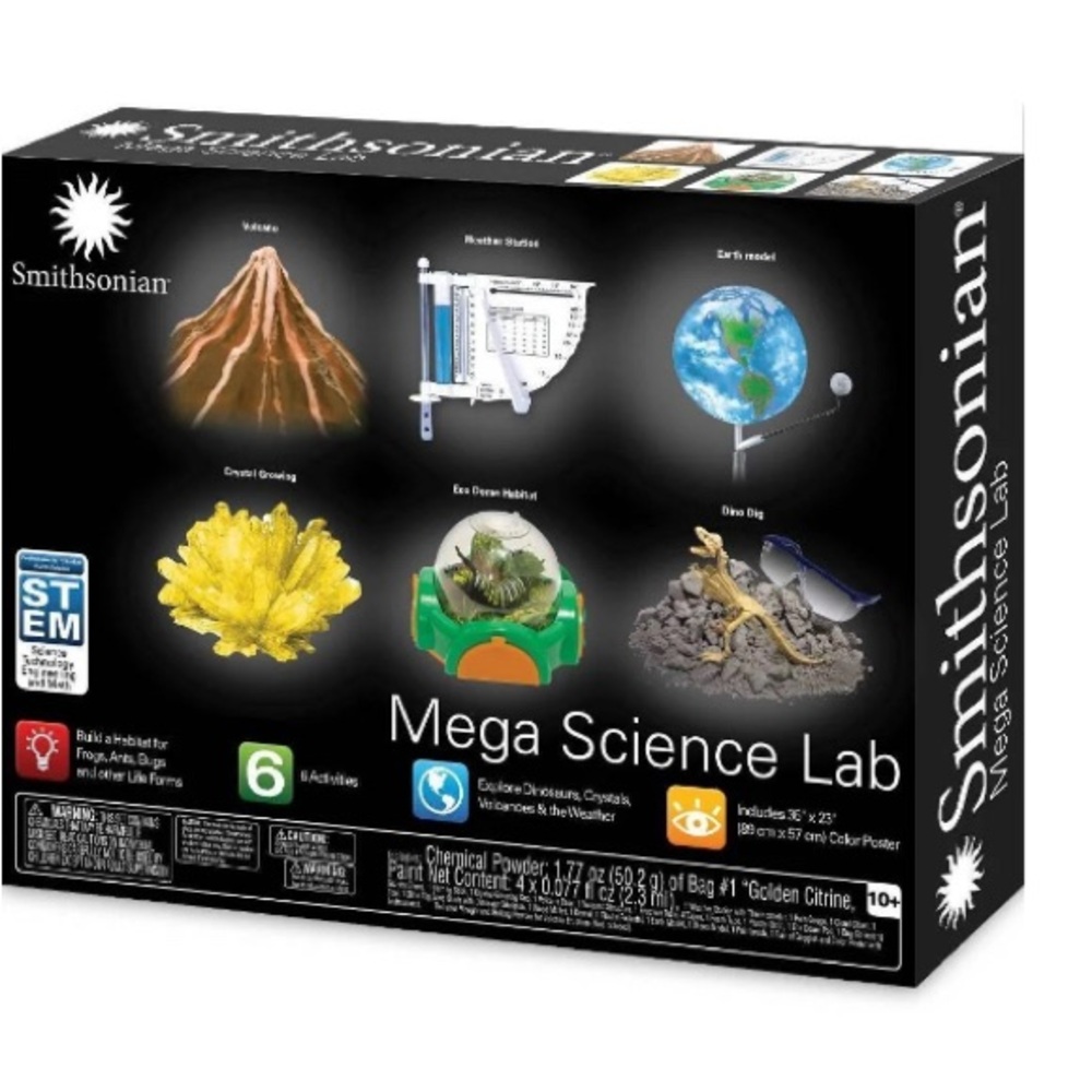 NEW!! Smithsonian Mega Science Lab – 6 STEM Activities in One!